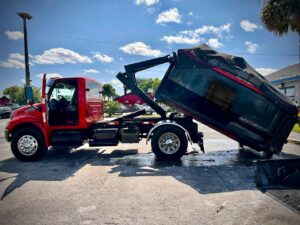 easy dumpster delivery in Orlando