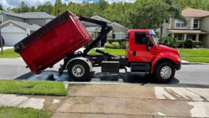 Residential dumpster rental and delivery in Orlando area